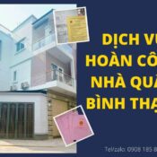 dịch vụ hoàn công nhà quận bình thạnh